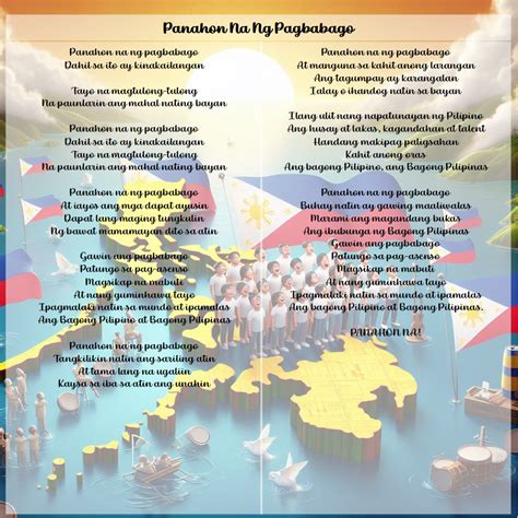 Bagong Pilipinas Hymn: Panahon Na Ng Pagbabago .